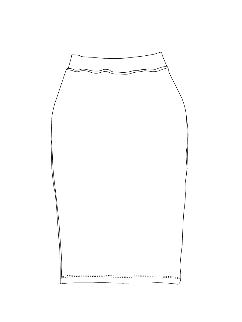 Ladies Pencil Skirt - Loved Garms
